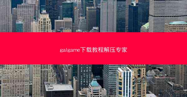 galgame下载教程解压专家