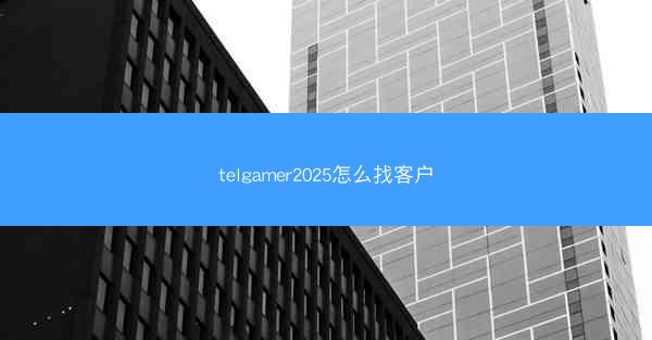 telgamer2025怎么找客户