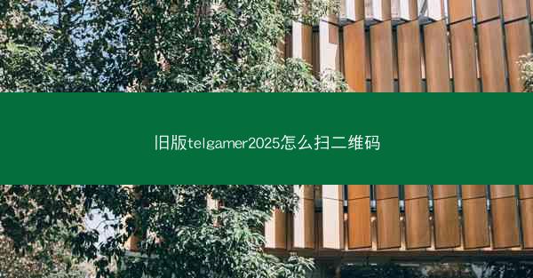 旧版telgamer2025怎么扫二维码