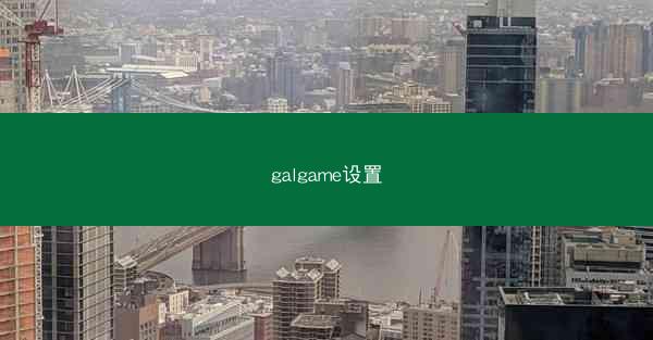 galgame设置