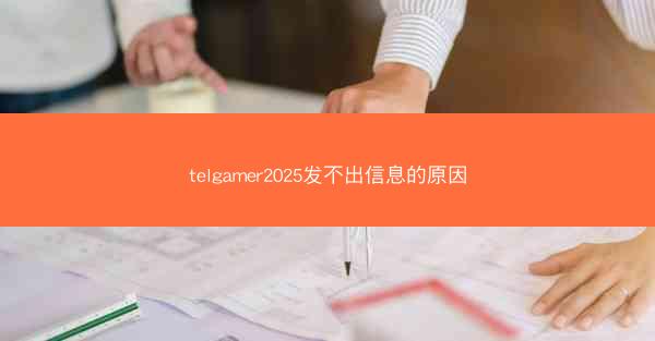 telgamer2025发不出信息的原因