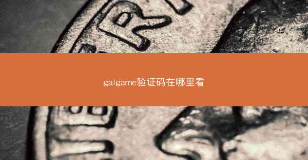 galgame验证码在哪里看