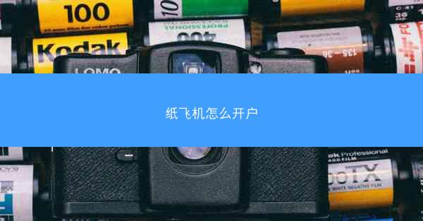 纸飞机怎么开户