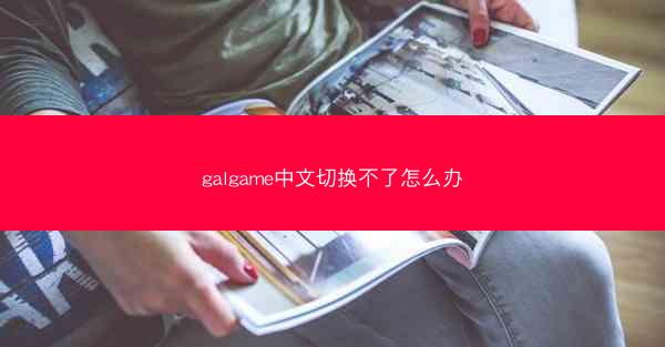 galgame中文切换不了怎么办