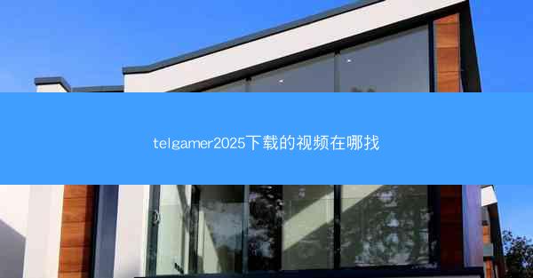 telgamer2025下载的视频在哪找