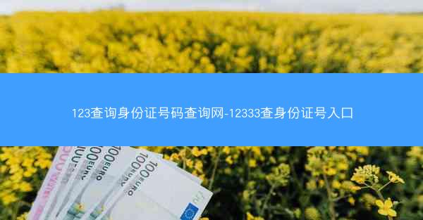 123查询身份证号码查询网-12333查身份证号入口