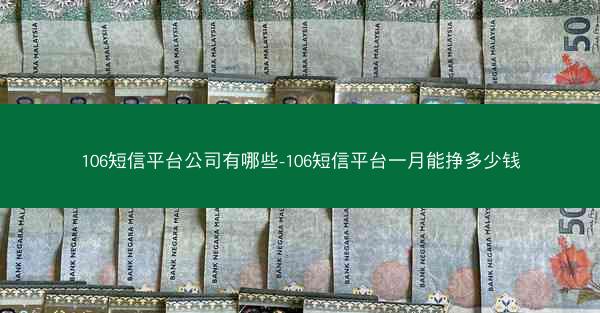 106短信平台公司有哪些-106短信平台一月能挣多少钱