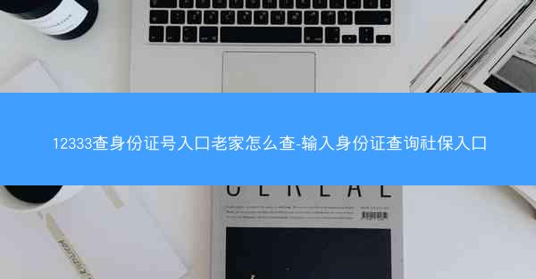 12333查身份证号入口老家怎么查-输入身份证查询社保入口