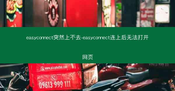 easyconnect突然上不去-easyconnect连上后无法打开网页