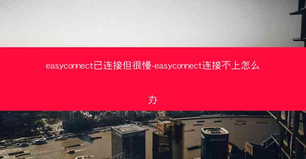 easyconnect已连接但很慢-easyconnect连接不上怎么办