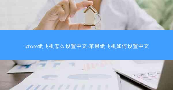 iphone纸飞机怎么设置中文-苹果纸飞机如何设置中文