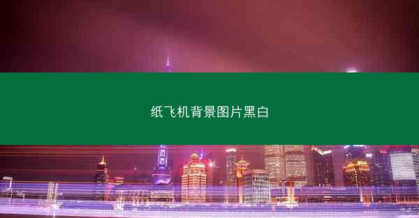 纸飞机背景图片黑白