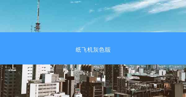纸飞机灰色版