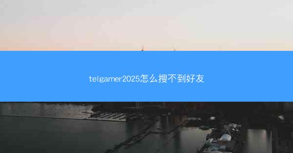 telgamer2025怎么搜不到好友