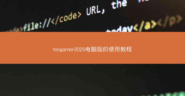 telgamer2025电脑版的使用教程