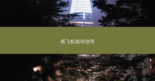 纸飞机如何创号