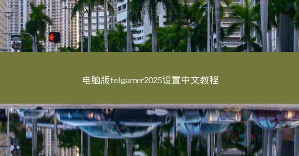电脑版telgamer2025设置中文教程