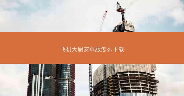飞机大厨安卓版怎么下载