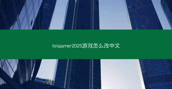 telgamer2025游戏怎么改中文