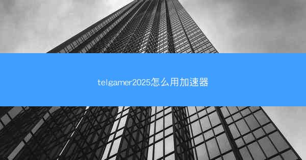 telgamer2025怎么用加速器