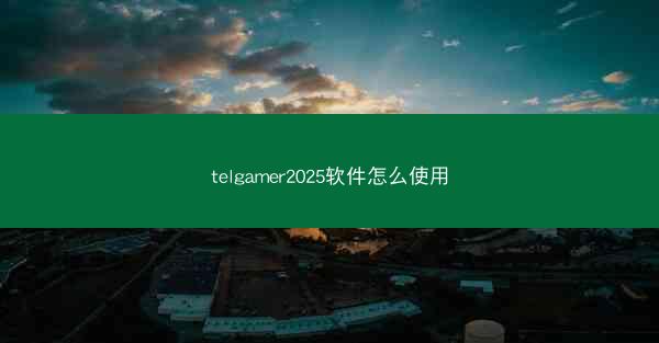telgamer2025软件怎么使用