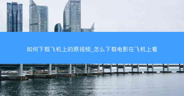 如何下载飞机上的原视频_怎么下载电影在飞机上看