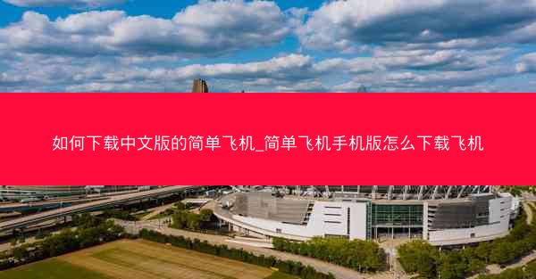 如何下载中文版的简单飞机_简单飞机手机版怎么下载飞机