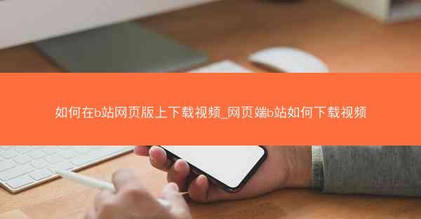 如何在b站网页版上下载视频_网页端b站如何下载视频