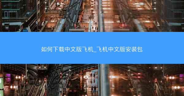 如何下载中文版飞机_飞机中文版安装包