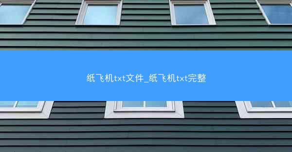纸飞机txt文件_纸飞机txt完整