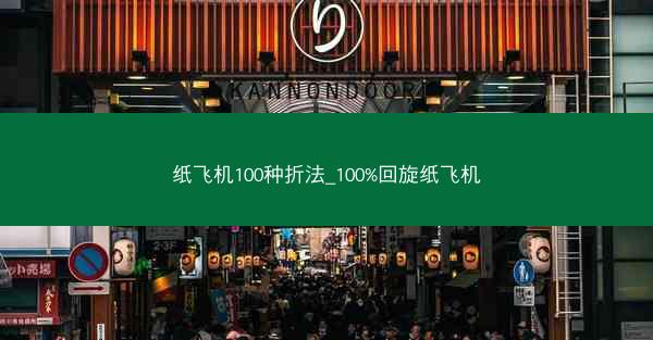 纸飞机100种折法_100%回旋纸飞机
