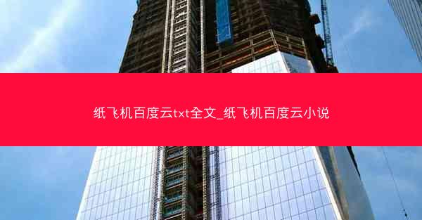 纸飞机百度云txt全文_纸飞机百度云小说