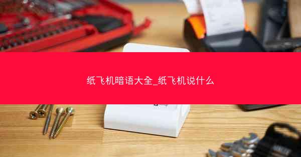 纸飞机暗语大全_纸飞机说什么