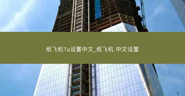 纸飞机Tg设置中文_纸飞机 中文设置