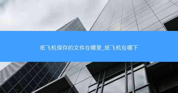 纸飞机保存的文件在哪里_纸飞机在哪下
