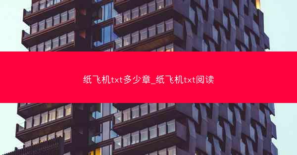 纸飞机txt多少章_纸飞机txt阅读