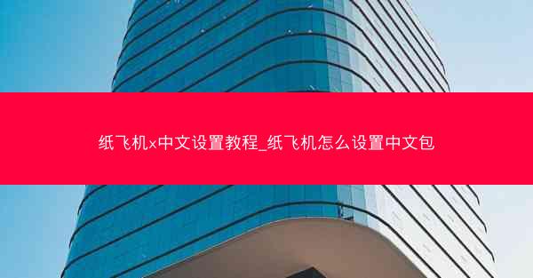 纸飞机x中文设置教程_纸飞机怎么设置中文包