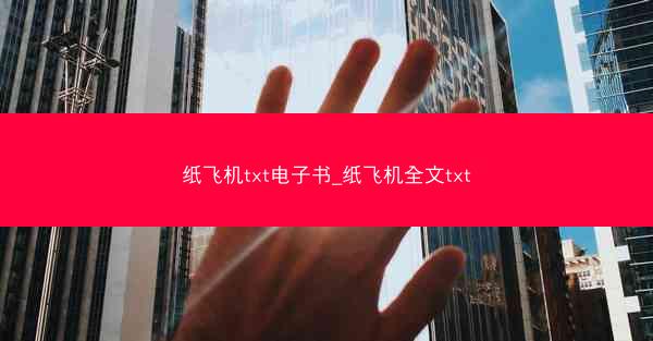 纸飞机txt电子书_纸飞机全文txt