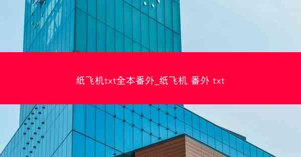 纸飞机txt全本番外_纸飞机 番外 txt