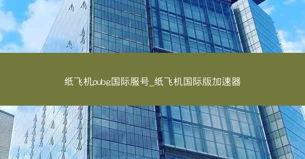 纸飞机pubg国际服号_纸飞机国际版加速器