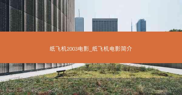 纸飞机2003电影_纸飞机电影简介