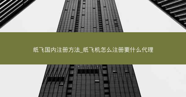 纸飞国内注册方法_纸飞机怎么注册要什么代理