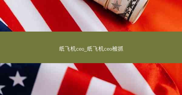 纸飞机ceo_纸飞机ceo被抓