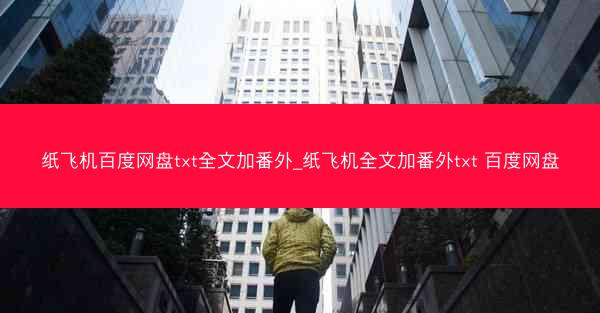 纸飞机百度网盘txt全文加番外_纸飞机全文加番外txt 百度网盘