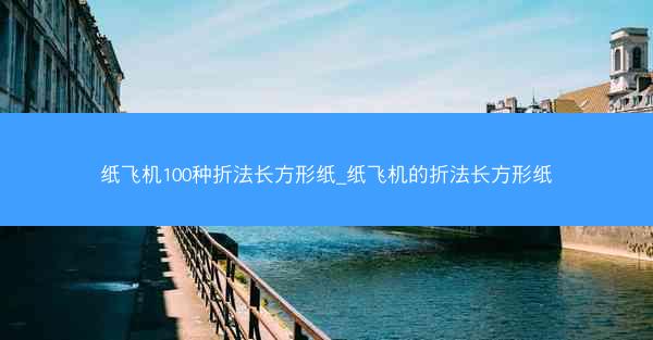 纸飞机100种折法长方形纸_纸飞机的折法长方形纸