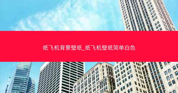 纸飞机背景壁纸_纸飞机壁纸简单白色