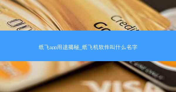 纸飞app用途揭秘_纸飞机软件叫什么名字