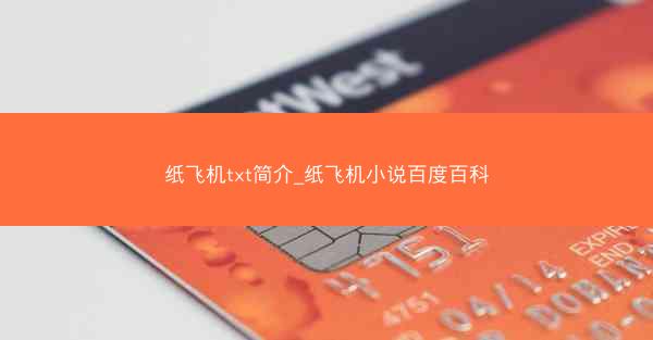 纸飞机txt简介_纸飞机小说百度百科