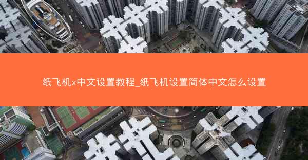 纸飞机x中文设置教程_纸飞机设置简体中文怎么设置
