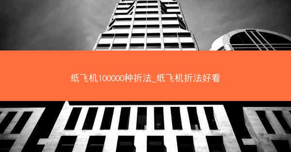 纸飞机100000种折法_纸飞机折法好看